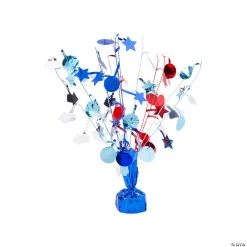 Patriotic Foil Burst Centerpiece