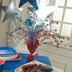 Patriotic Foil Spray Centerpiece 5 Patriotic Foil Spray Centerpiece -Party Decorations Sales Shop patriotic foil spray centerpiece35 502 a01