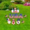 Patriotic Gnome Yard Sign Set 2 Patriotic Gnome Yard Sign Set -Party Decorations Sales Shop patriotic gnome yard sign set13973191