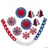 Patriotic Hanging Decoration Kit - 10 Pc.