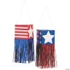 Patriotic Hanging Decorations with Fringe - 6 Pc. 2 Patriotic Hanging Decorations with Fringe - 6 Pc. -Party Decorations Sales Shop patriotic hanging decorations with fringe 6 pc 13943646