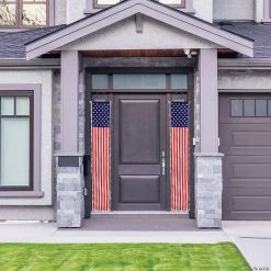 Patriotic Light-Up Flag Banner Set – 2 Pc. -Party Decorations Sales Shop patriotic light up flag banner set 2 pc 14106045 a01