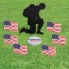 Patriotic Memorial Yard Sign Decorating Kit - 8 Pc. -Party Decorations Sales Shop patriotic memorial yard sign decorating kit 8 pc 14106146