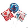 Patriotic Mylar Balloon Set - 3 Pc. -Party Decorations Sales Shop patriotic mylar balloon set 3 pc 13943632