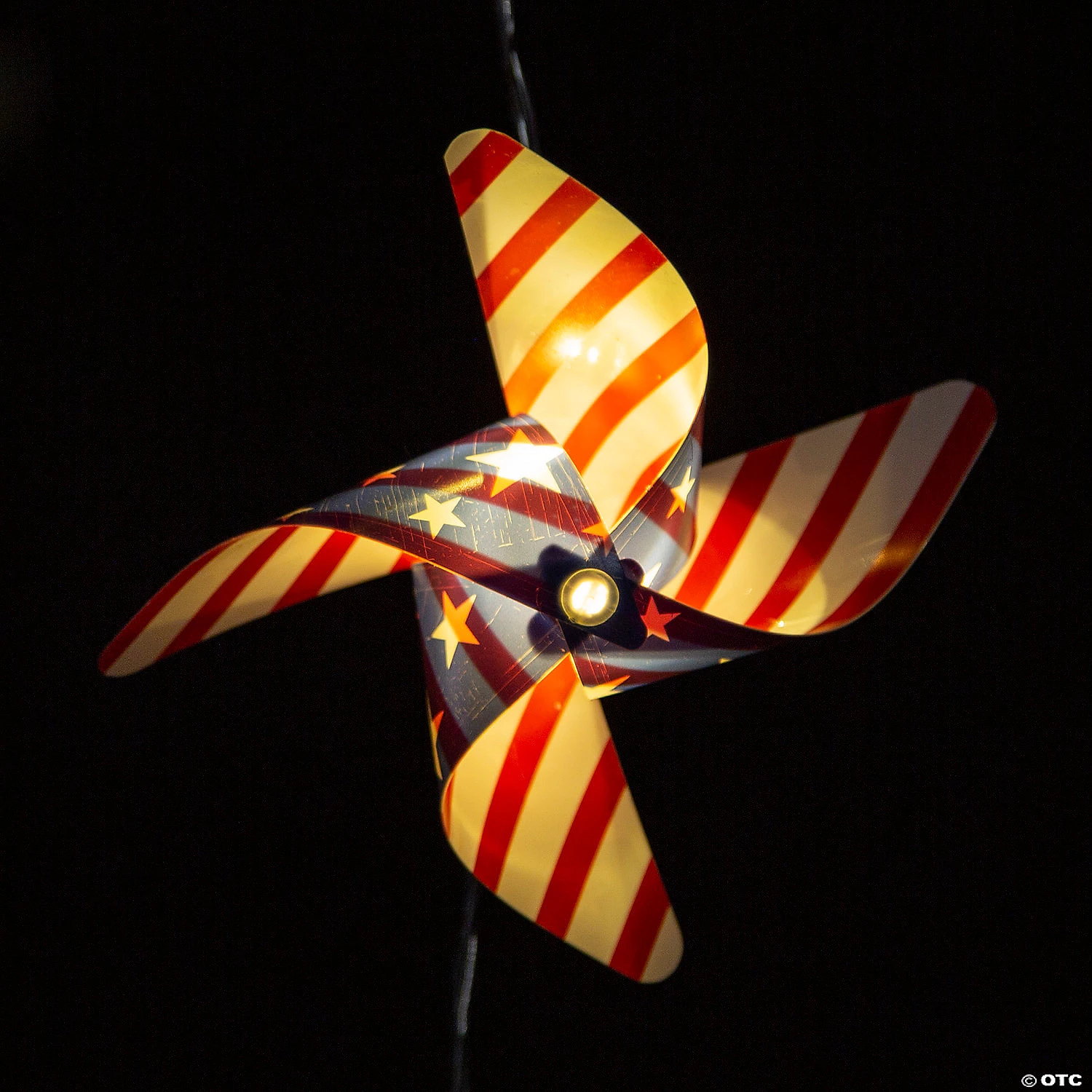 Patriotic Pinwheel String Lights 4 Patriotic Pinwheel String Lights - Image 2