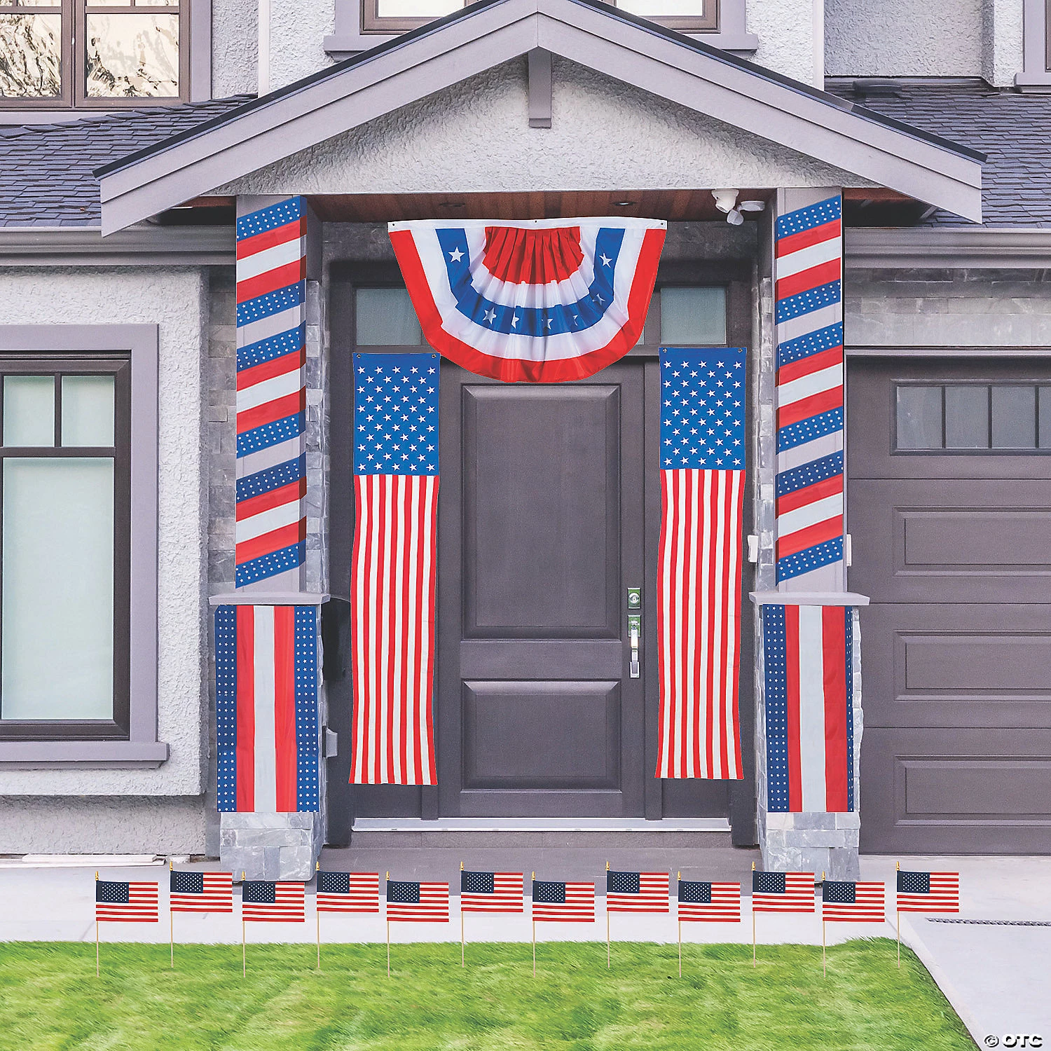 Patriotic Porch Decorating Kit - 18 Pc. 3 Patriotic Porch Decorating Kit - 18 Pc.