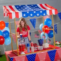 Patriotic Tiki Tabletop Tent Kit -Party Decorations Sales Shop patriotic tiki tabletop tent kit13969264 a01
