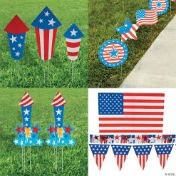 Patriotic Yard Decor Kit