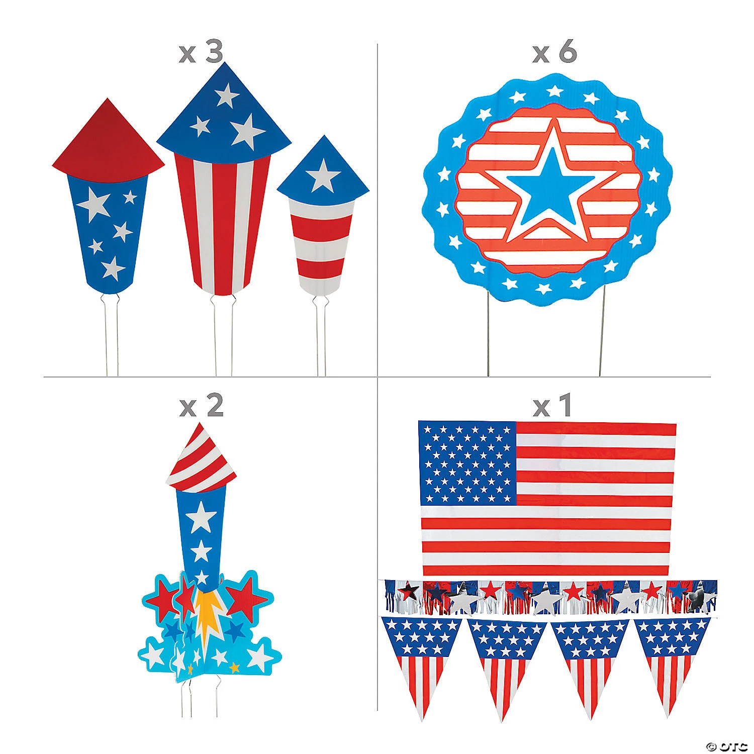 Patriotic Yard Decor Kit 4 Patriotic Yard Decor Kit - Image 2