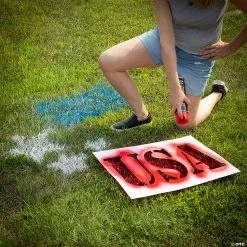 Patriotic Yard Stencils - 3 Pc.
