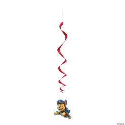 Paw Patrol™ Hanging Swirls - 3 Pc. 5 Paw Patrol™ Hanging Swirls - 3 Pc. -Party Decorations Sales Shop paw patrol hanging swirls 3 pc 13958662 a01