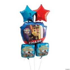Paw Patrol Mylar Balloons - 5 Pc.