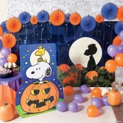 Peanuts® Great Pumpkin Backdrop - 3 Pc. -Party Decorations Sales Shop peanuts great pumpkin backdrop 3 pc 13703072 a02