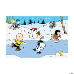 Peanuts® Winter Backdrop Banner