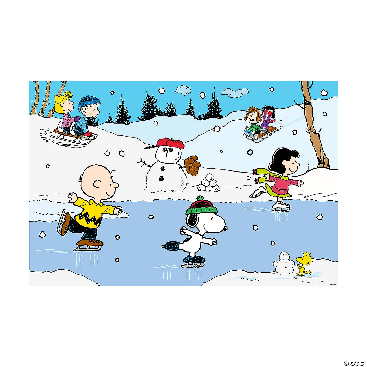 Peanuts® Winter Backdrop Banner 3 Peanuts® Winter Backdrop Banner