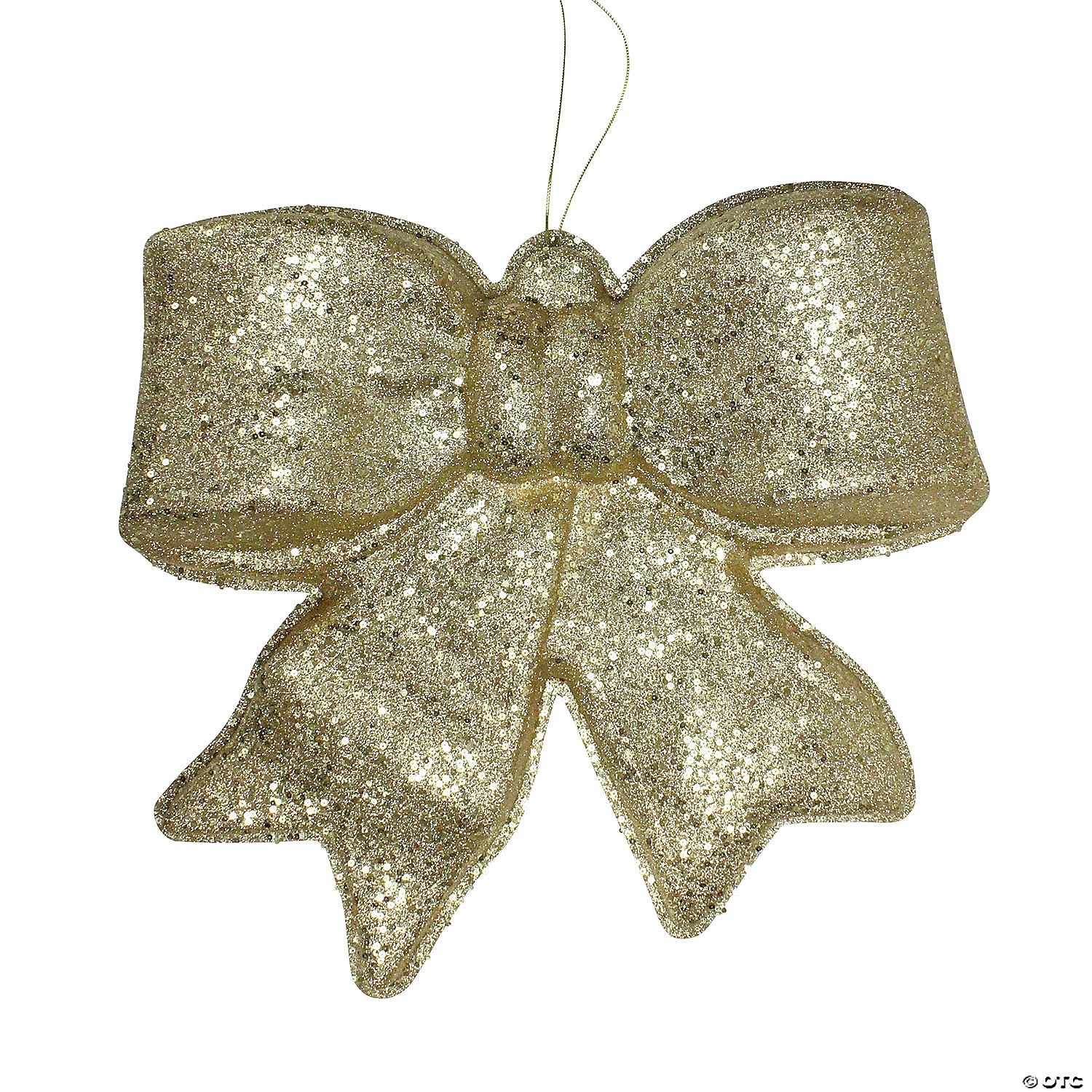 PENN - 16" Gold Glittered Battery Operated Lighted LED Bow Christmas Decoration 3 PENN - 16" Gold Glittered Battery Operated Lighted LED Bow Christmas Decoration