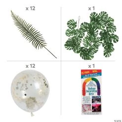 Pink & Green Tropical Balloon Garland Decorating Kit - 110 Pc. -Party Decorations Sales Shop pink and green tropical balloon garland decorating kit 110 pc 14100604 a02