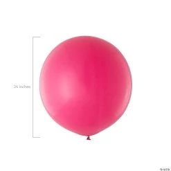 Pink & Purple 24" Latex Balloons - 3 Pc. -Party Decorations Sales Shop pink and purple 24 latex balloons 3 pc 13839066 a01