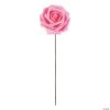 Foam Flowers - 24 Pc. -Party Decorations Sales Shop pink foam flowers 24 pc 13949307