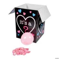 Pink Gender Reveal Box & Balloons Kit - 26 Pc. -Party Decorations Sales Shop pink gender reveal box and balloons kit 26 pc 13960731 a01