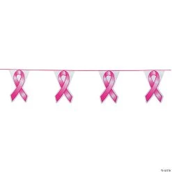 Awareness Ribbon Pennant Banner