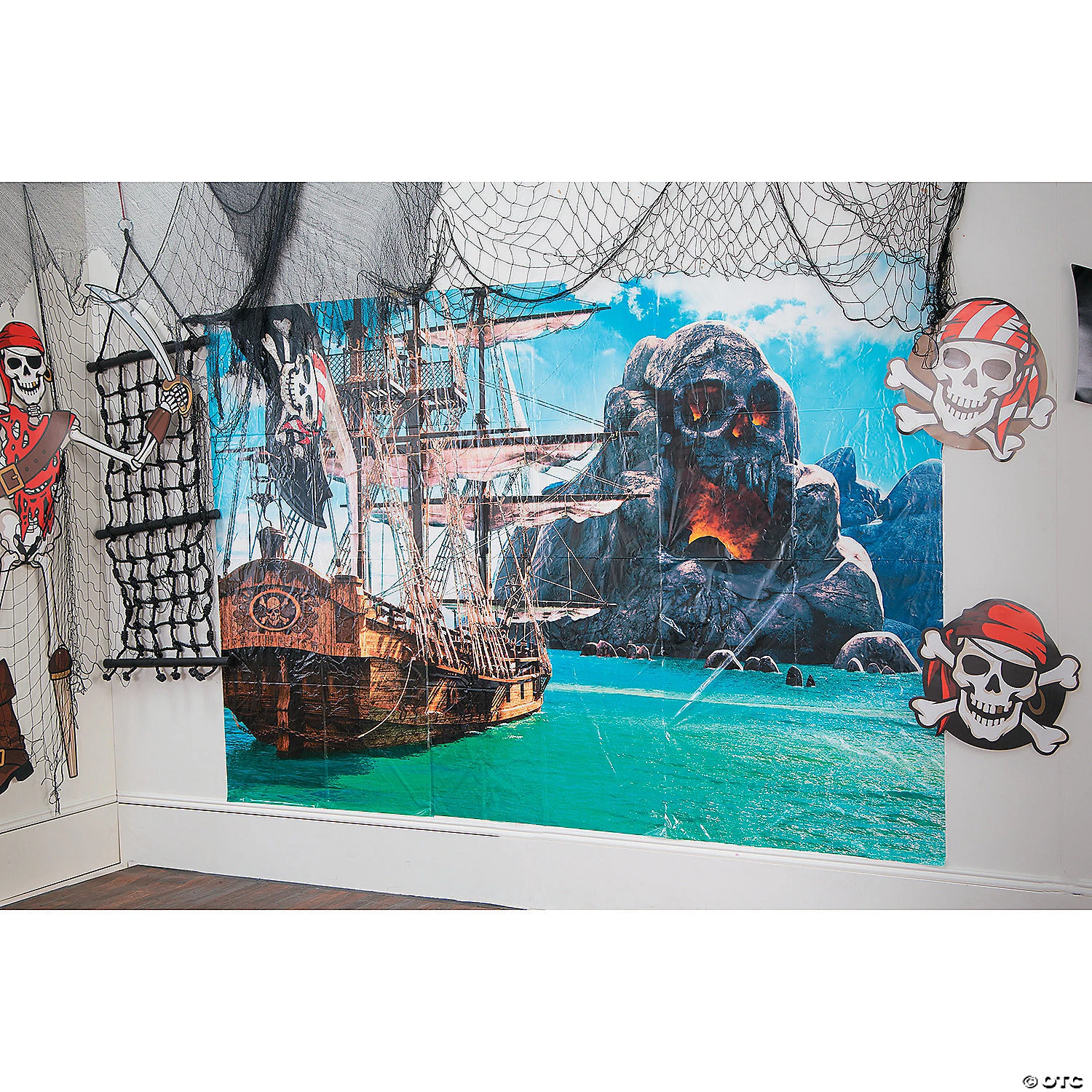 Pirate Backdrop Banner - 3 Pc. 5 Pirate Backdrop Banner - 3 Pc. - Image 3