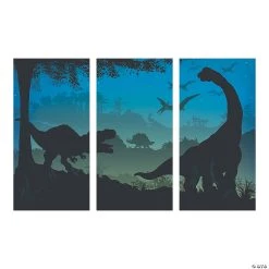 Prehistoric Dinosaur Backdrop - 3 Pc. 5 Prehistoric Dinosaur Backdrop - 3 Pc. -Party Decorations Sales Shop prehistoric dinosaur backdrop 3 pc 13742173 a01