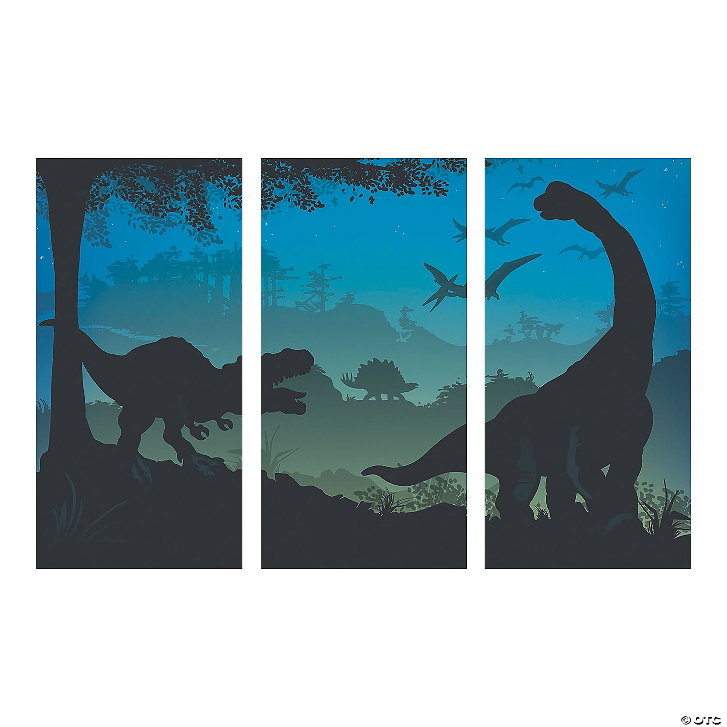 Prehistoric Dinosaur Backdrop - 3 Pc. 4 Prehistoric Dinosaur Backdrop - 3 Pc. - Image 2