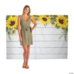 Premium Sunflower Backdrop -Party Decorations Sales Shop premium sunflower backdrop14092238 a01