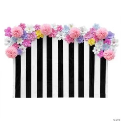 Preppy Floral Backdrop Kit - 45 Pc.
