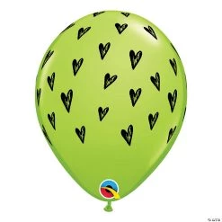 Prickly Heart Cactus 11" Latex Balloons - 50 Pc.