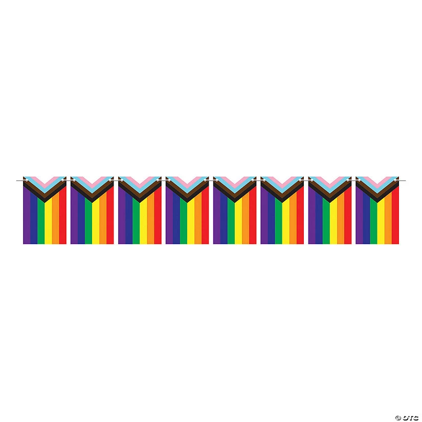 Pride Flag Pennant Garland 3 Pride Flag Pennant Garland