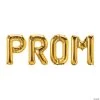 Prom Gold 34" Mylar Balloon Kit - 4 Pc. -Party Decorations Sales Shop prom gold 34 mylar balloon kit 4 pc 13931585