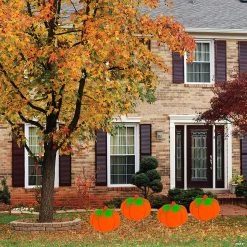 Pumpkin Yard Signs - 4 Pc.
