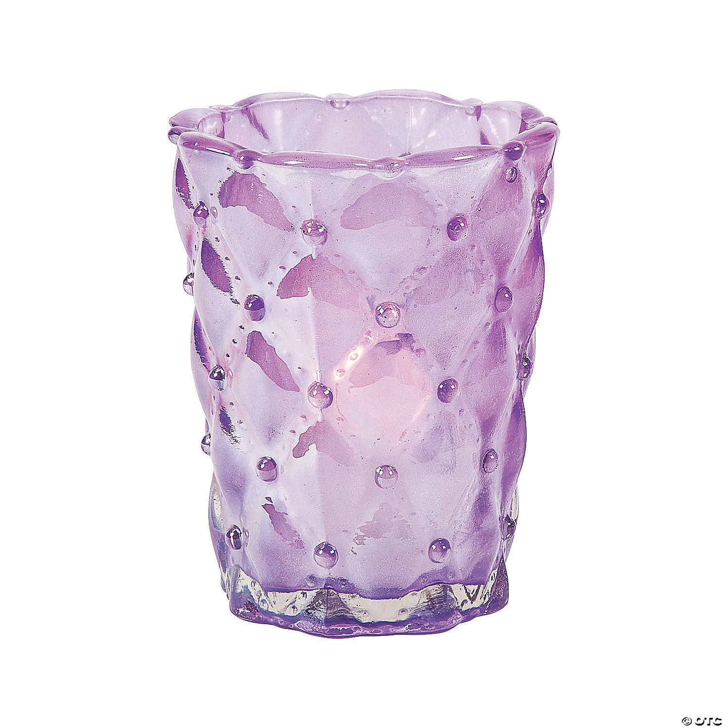 Purple Decorative Votive Candle Holders - 6 Pc. 3 Purple Decorative Votive Candle Holders - 6 Pc.