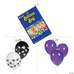 Purple Graduation Balloon Drop Kit - 97 Pc. -Party Decorations Sales Shop purple graduation balloon drop kit 97 pc 14096504 a01