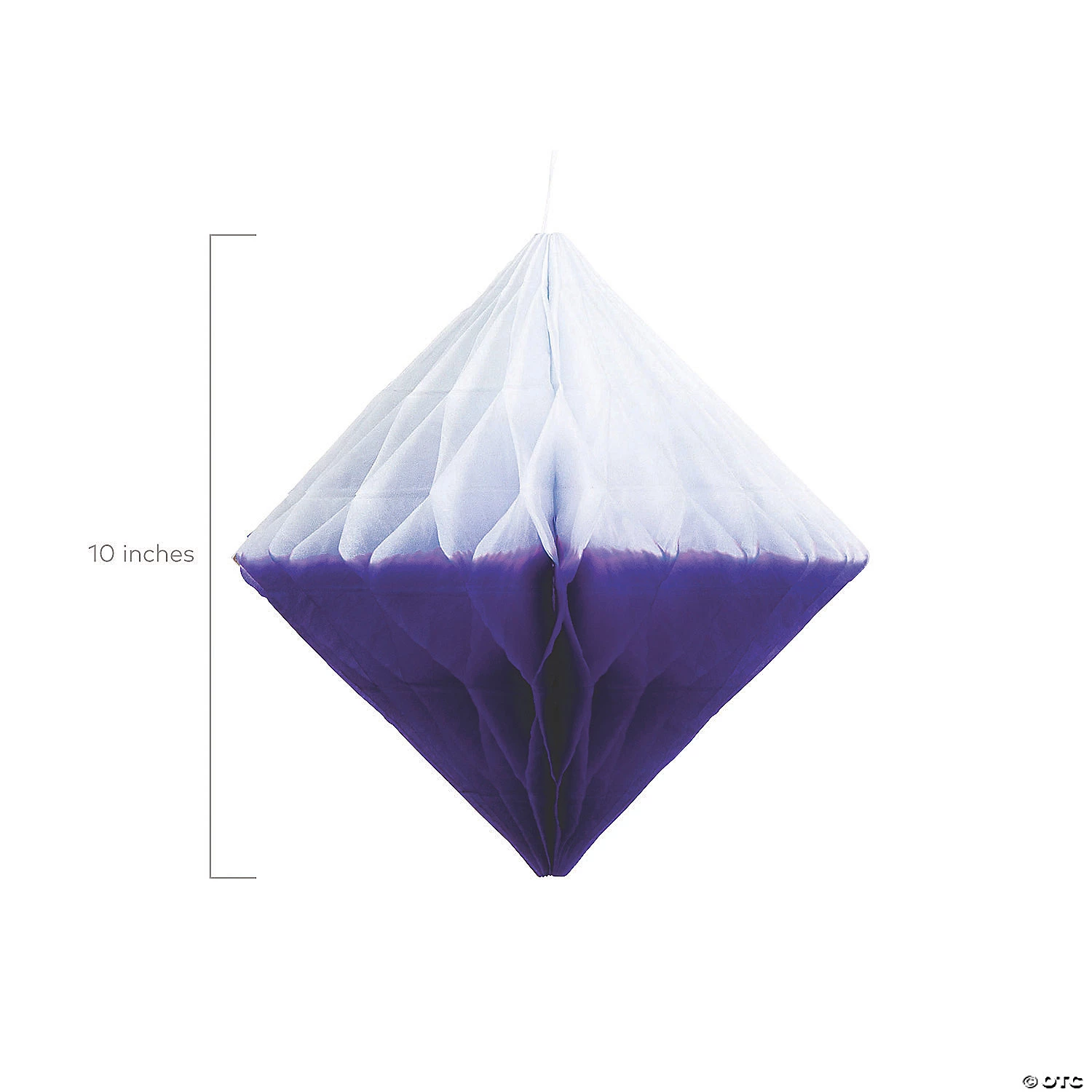 Hanging Diamond Honeycomb Decorations - 6 Pc. 4 Hanging Diamond Honeycomb Decorations - 6 Pc. - Image 2