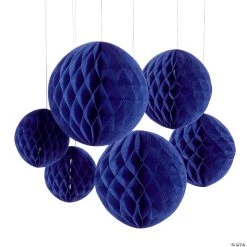 Hanging Honeycomb Decorations - 6 Pc.