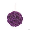 Purple Kissing Ball 1 Purple Kissing Ball -Party Decorations Sales Shop purple kissing ball13902812