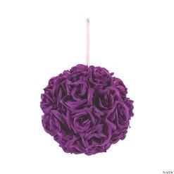 Purple Kissing Ball