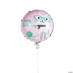 Purr-Fect Party 18" Mylar Balloon