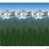 Railroad & Forest Backdrop - 2 Pc. -Party Decorations Sales Shop railroad and forest backdrop 2 pc 13943404