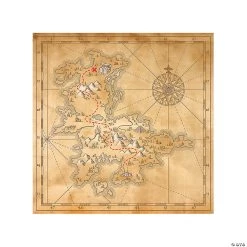 Rainforest VBS Map Backdrop - 2 Pc.