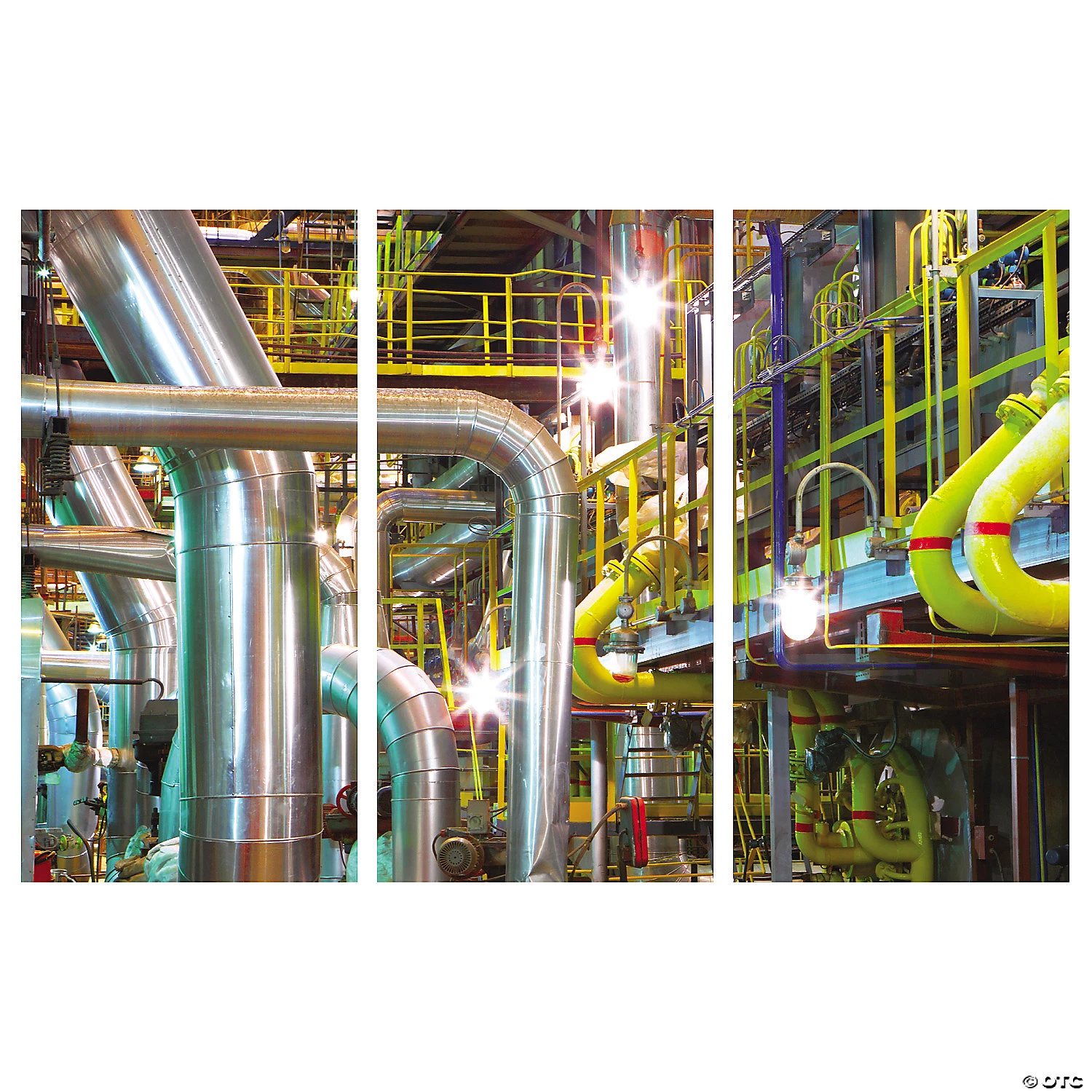 Realistic Factory Backdrop Banner - 3 Pc. 4 Realistic Factory Backdrop Banner - 3 Pc. - Image 2