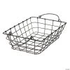 Rectangle Wire Basket -Party Decorations Sales Shop rectangle wire basket13829692