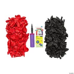 Solid Color & Black Latex Balloon Garland Kit - 291 Pc. 5 Solid Color & Black Latex Balloon Garland Kit - 291 Pc. -Party Decorations Sales Shop red and black latex balloon garland kit 291 pc 13983778 a01