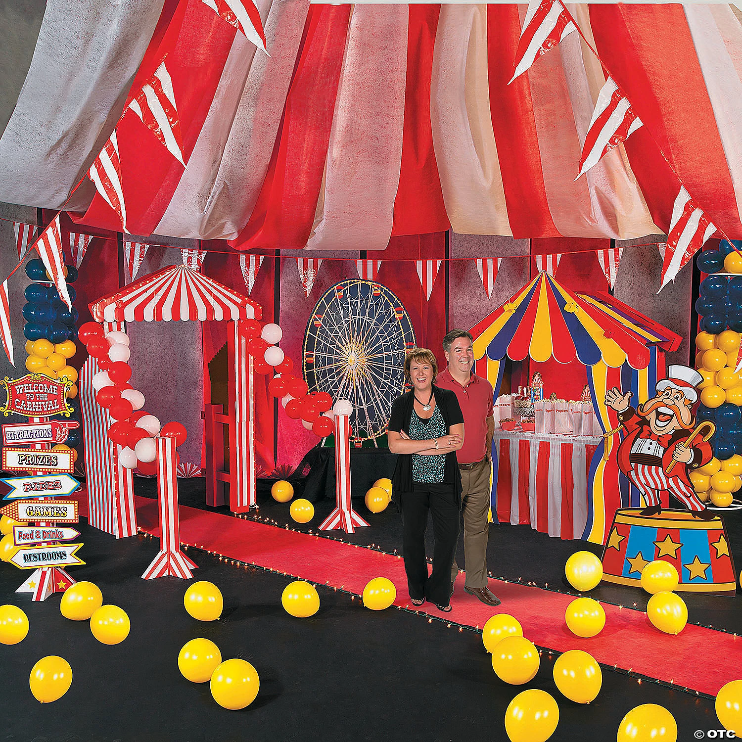 Red & White Plastic Pennant Banner 4 Red & White Plastic Pennant Banner - Image 2