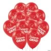 Congrats Grad 11" Latex Balloons - 48 Pc. 2 Congrats Grad 11" Latex Balloons - 48 Pc. -Party Decorations Sales Shop red congrats grad 11 latex balloons 48 pc 17 137