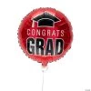 Congrats Grad 18" Mylar Balloons - 3 Pc. 1 Congrats Grad 18" Mylar Balloons - 3 Pc. -Party Decorations Sales Shop red congrats grad 18 mylar balloons 3 pc 13963921