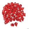 Diamond-Shaped Gems - 25 Pc. -Party Decorations Sales Shop red diamond shaped acrylic gems 25 pc 3 4166